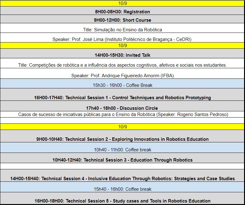 image Schedule